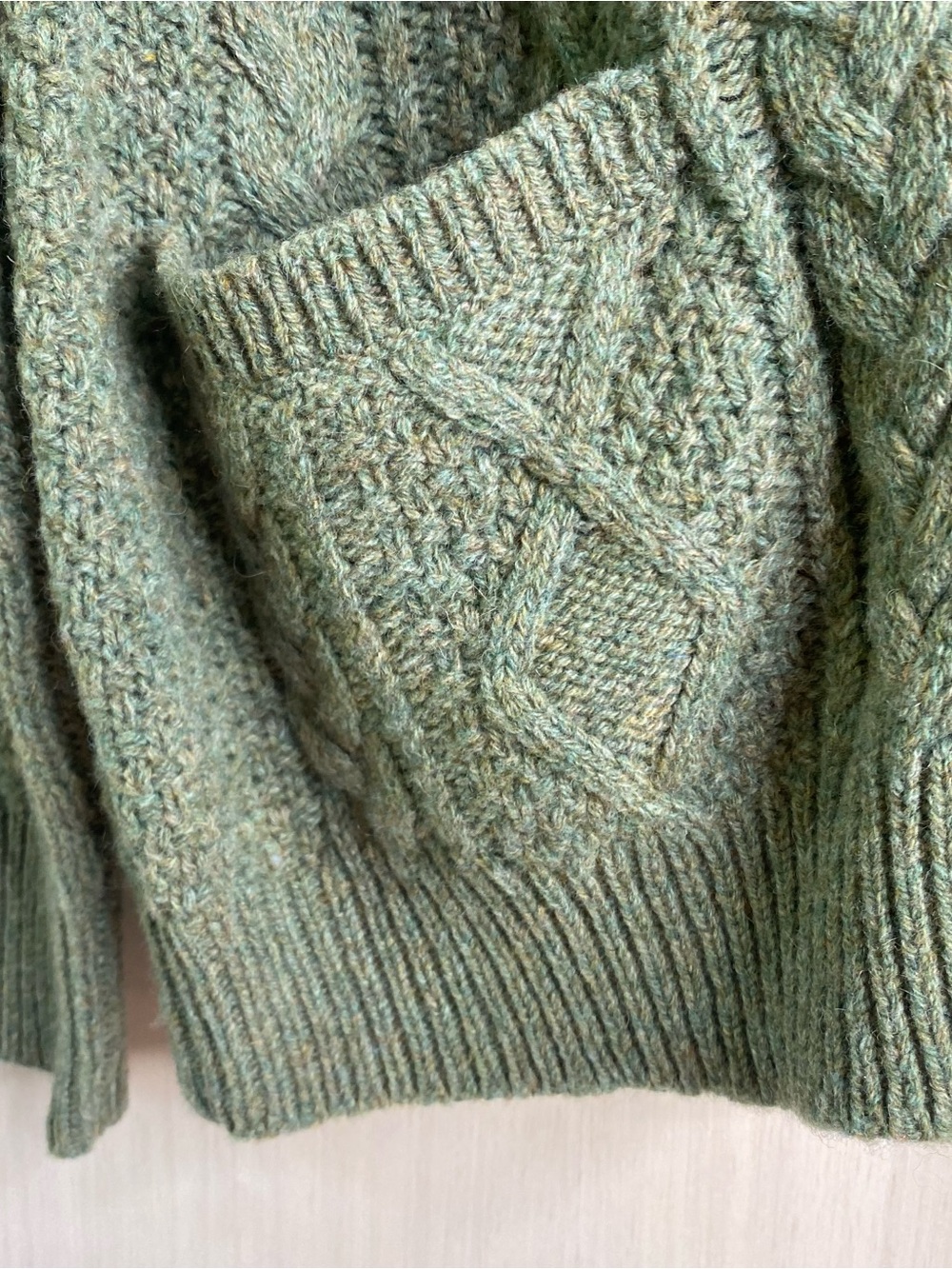 Polo by Ralph Lauren Men’s Shawl Collar Cable Wool-Cashmere Blend Cardigan Large - Picture 6 of 12